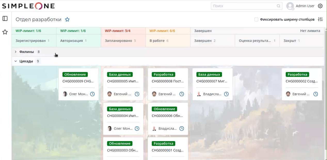 Kanban board