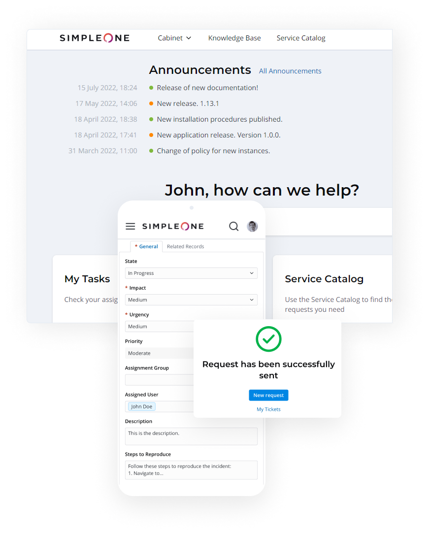 SimpleOne ITSM